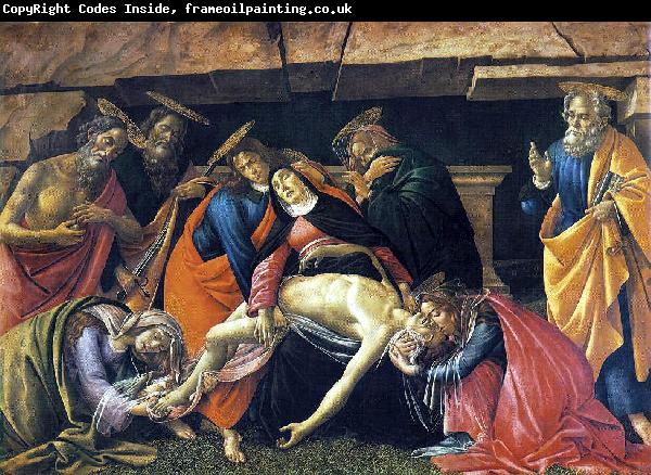 BOTTICELLI, Sandro Lamentation over the Dead Body of Christ dfhg